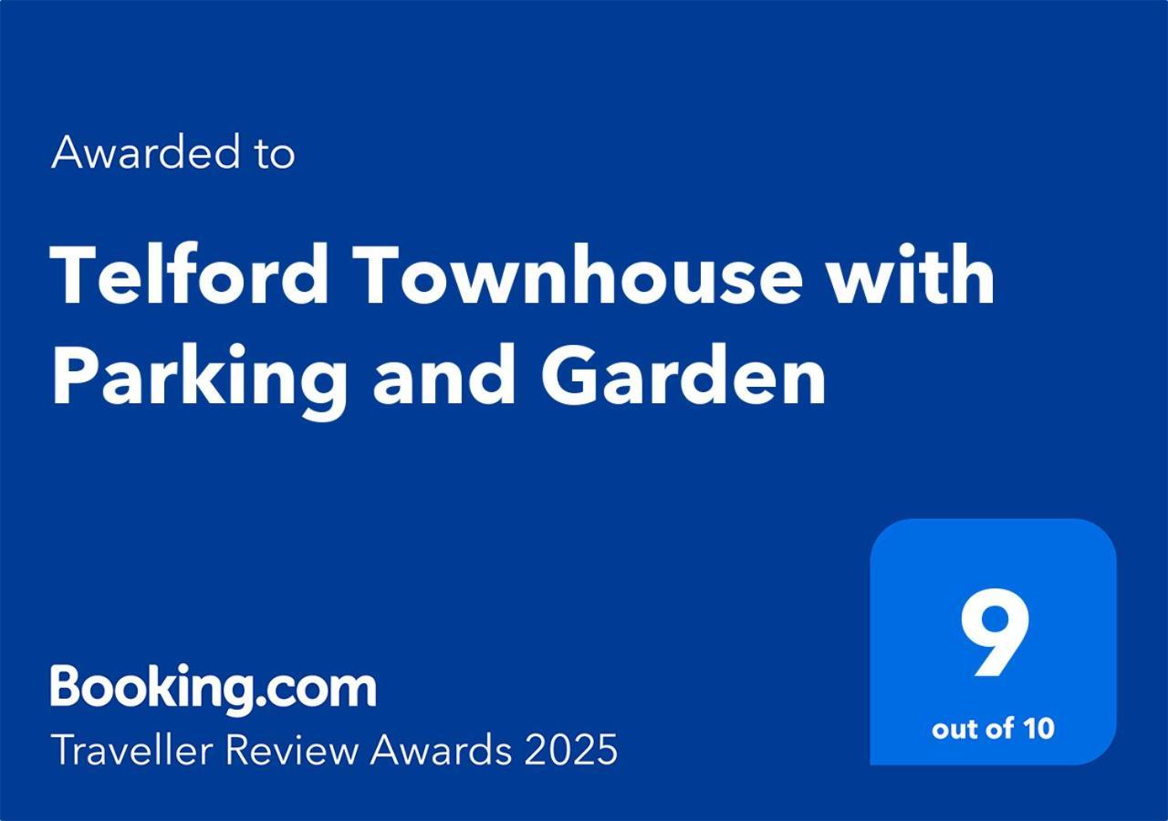 Telford Townhouse With Parking And Garden Vila Exterior foto